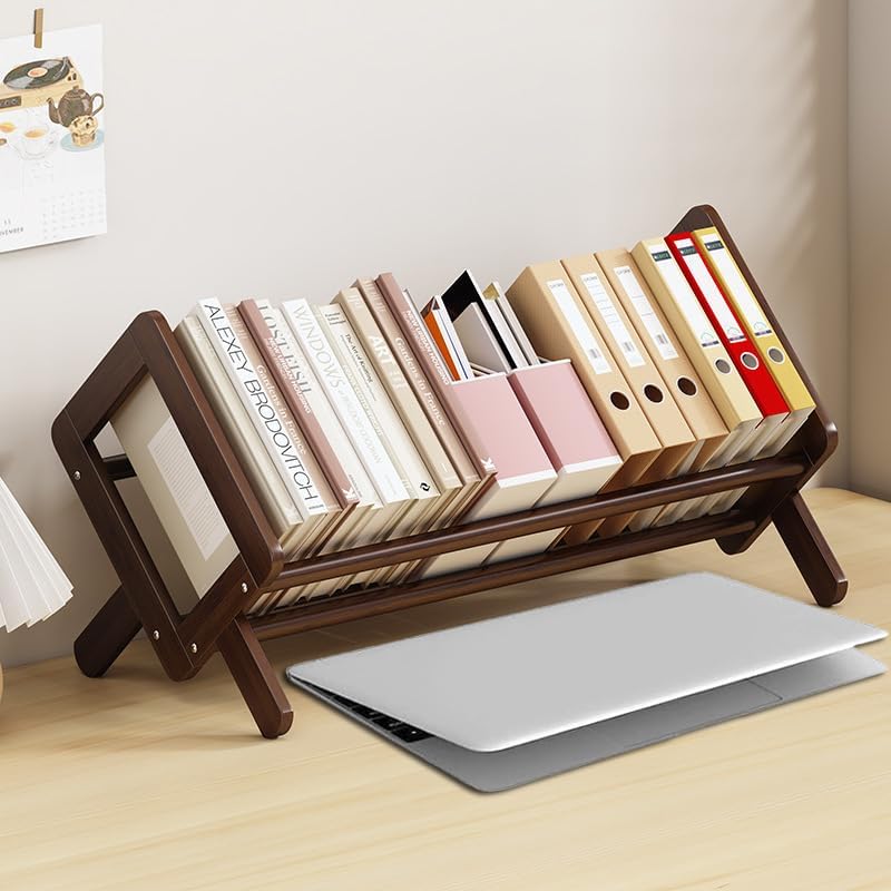 Fox Claw Wood Tilting Bookcase in Living Room/Home/Office, Desktop